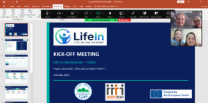 Read more about the article The kick-off meeting of partners on the LifeIn – Life on the Internet project was held